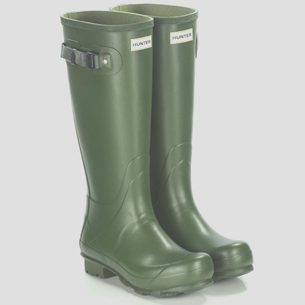 Green Hunter Field Boots